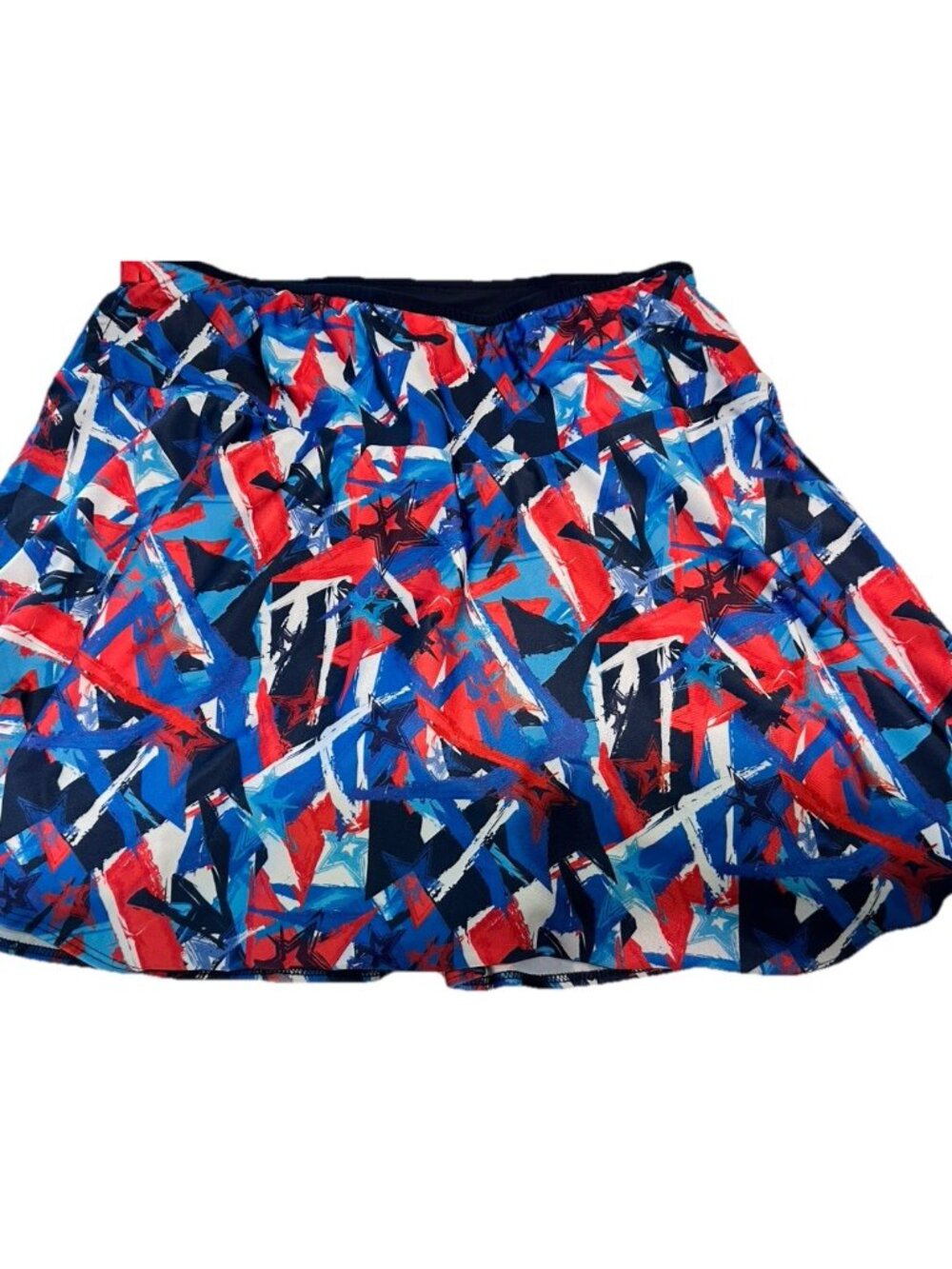 Bolder Ladies Lg Tennis Golf Pickleball skort stretch pull on Color Stars